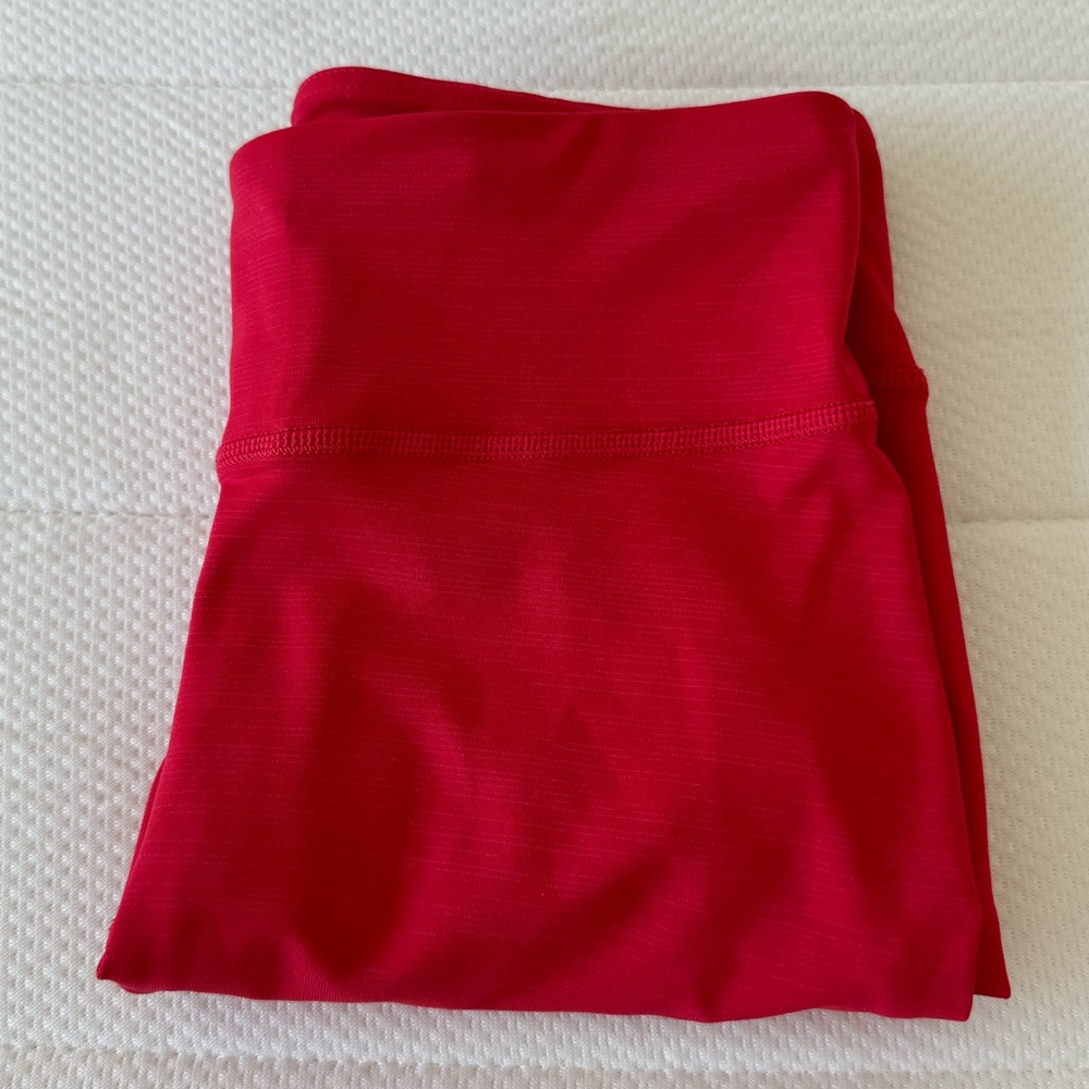 OUTDOOR VOICES RED LEGGINGS